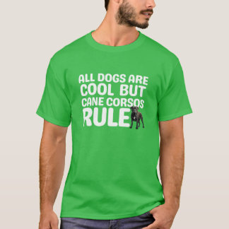 T-shirt Les Cane Corsos règnent garçon