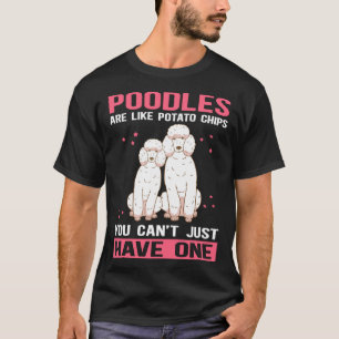 T-shirt Les caniches sont comme le propriétaire de caniche