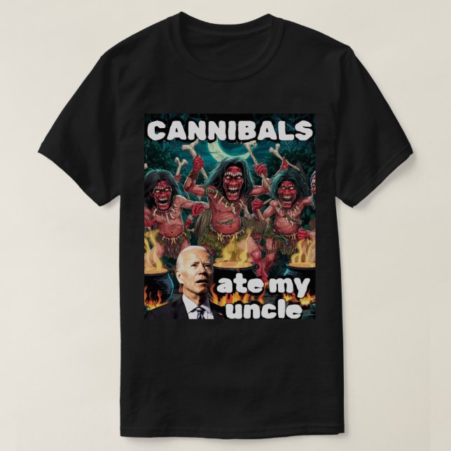 T-shirt Les Cannibales mangent Mon Oncle (Design devant)
