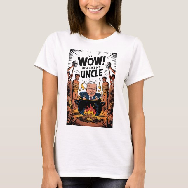 T-shirt Les Cannibales mangent Mon Oncle Joe Biden (Devant)
