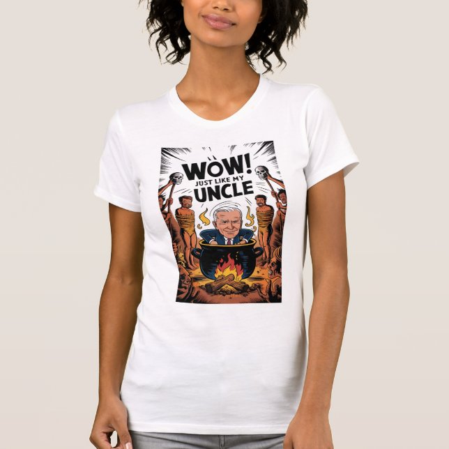 T-shirt Les Cannibales mangent Mon Oncle Joe Biden (Devant)