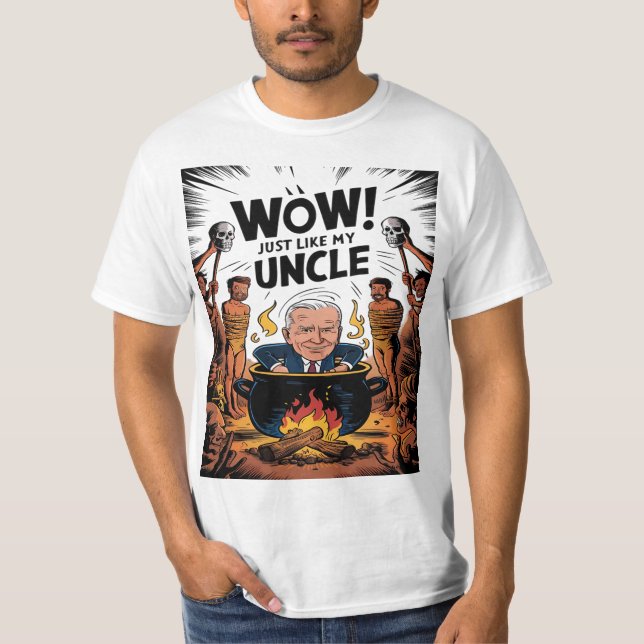 T-shirt Les Cannibales mangent Mon Oncle Joe Biden (Devant)