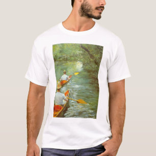 T-shirt Les Canoës, Perissoires par Gustave Caillebotte