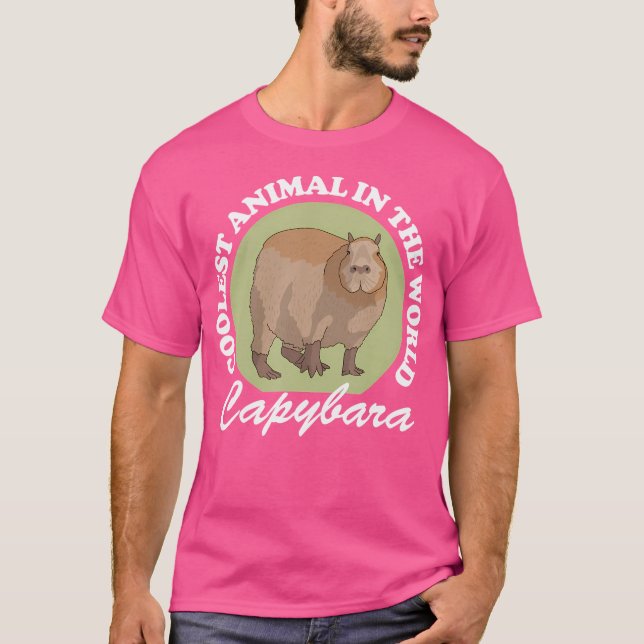 T-shirt Les Capybaras Capybara les plus froids (Devant)