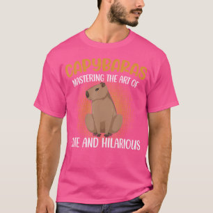 T-shirt Les Capybaras Maîtrisent L'Art D'Un Casquette Hila