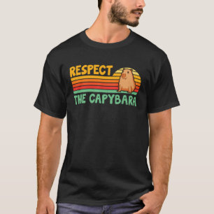 T-shirt Les Capybaras Respectent Les Enfants Capybara Cavy