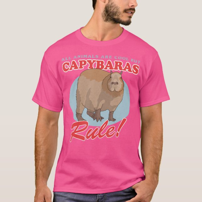 T-shirt Les Capybaras Sont Cool Rodent Capybara (Devant)