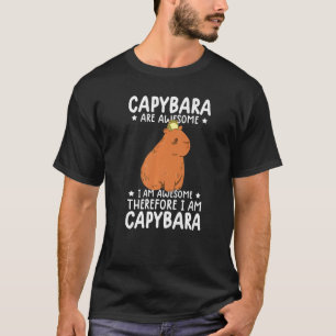 T-shirt les capybaras sont géniaux donc je suis capibara d