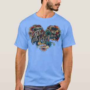T-SHIRT LES CARDIGANS VIGNETTE COLORE VINTAGE