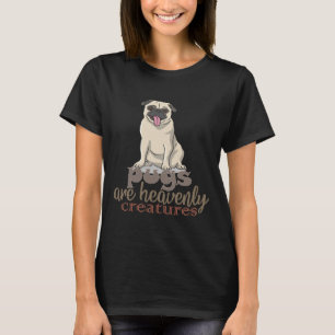 T-shirt Les carlins sont des créatures célestes 532