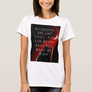 T-shirt Les Carnets Red Heels sont comme des chaussures