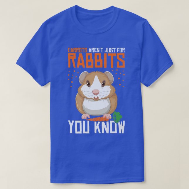 T-shirt Les Carottes Sont Uniquement Pour Les Lapins Guiné (Design devant)