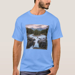 T-shirt Les cascades   Parc national Jasper, Canada