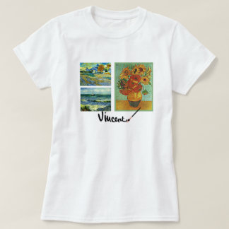 T-shirt Les célèbres oeuvres de Vincent van Gogh