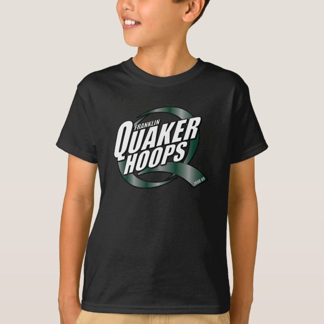 T-shirt Les cercles de quaker d'enfants court-circuitent (Devant)