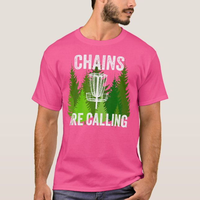 T-shirt Les Chaînes De Golf Disque Drôle Appelent Folf Fro (Devant)