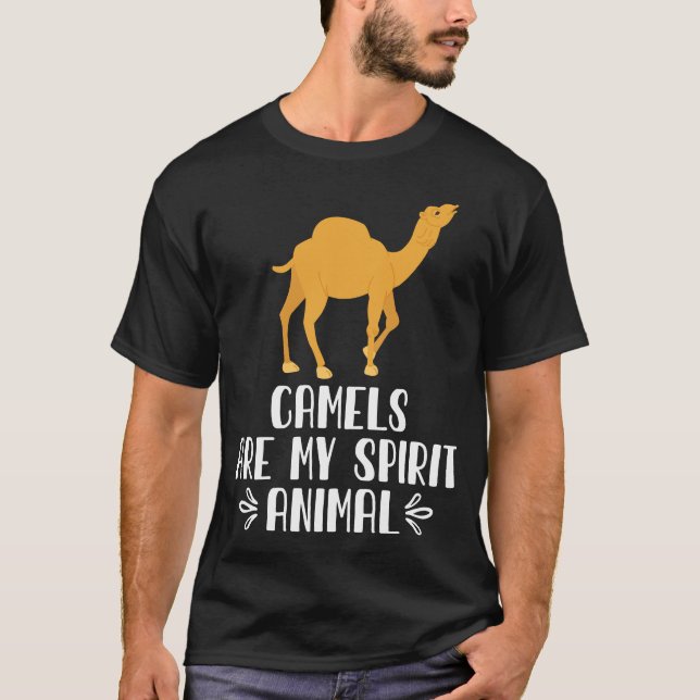 T-shirt Les chameaux sont mon esprit animal (Devant)