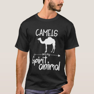 T-shirt Les chameaux Sont Mon Esprit Animal Pour Hommes Fe