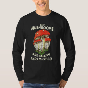T-shirt Les champignons appellent - Champignons Mycologie