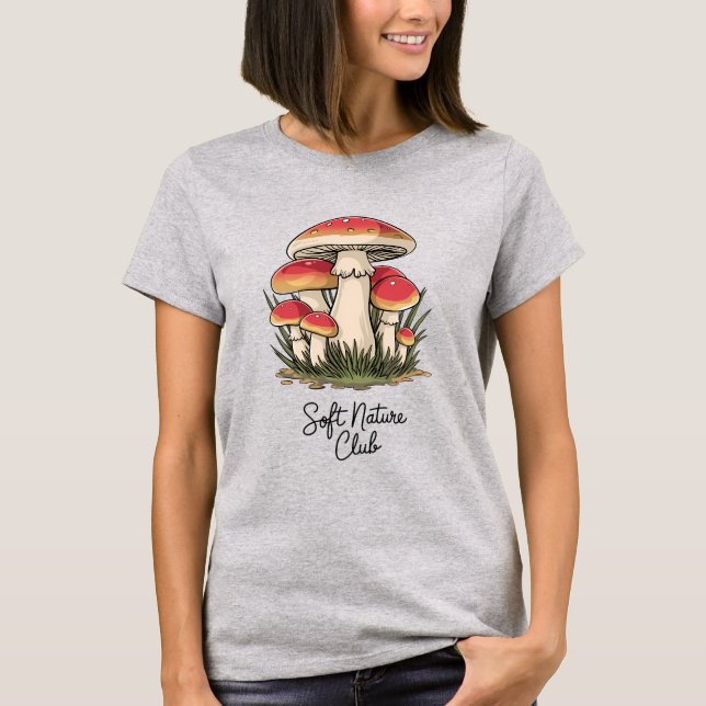 T-shirt Les champignons du Club Nature Soft (Devant)