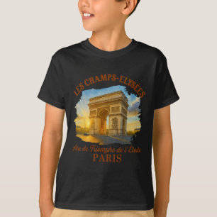 T-shirt Les Champs-élysées Paris Voyage Rencontre-moi à Pa