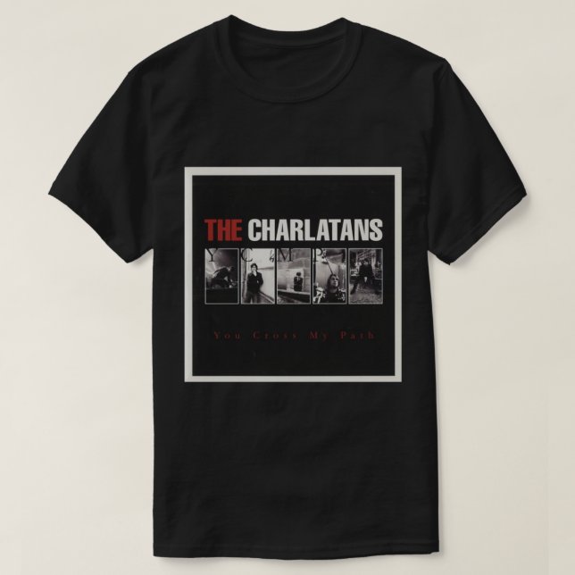 T-shirt Les Charlatans Les Charlatans Les Charlatans Le C (Design devant)