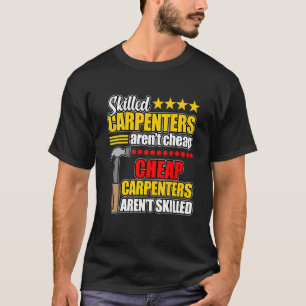 T-shirt Les charpentiers qualifiés ne sont pas des carpés