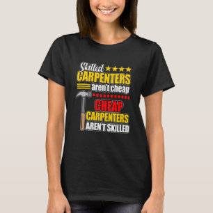 T-shirt Les charpentiers qualifiés ne sont pas des carpés