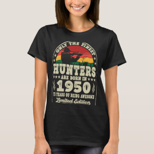 T-shirt Les Chasseurs Les Plus Beaux Sont Nés En 1950 Chas