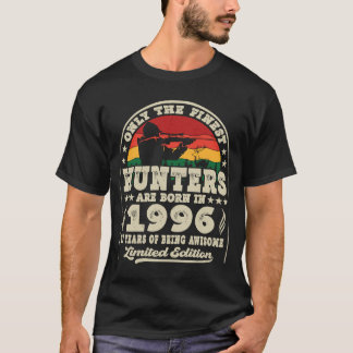T-shirt Les Chasseurs Les Plus Beaux Sont Nés En 1996 Chas