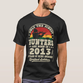 T-shirt Les Chasseurs Les Plus Beaux Sont Nés En 2013 Chas