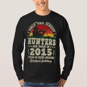 T-shirt Les Chasseurs Les Plus Beaux Sont Nés En 2015 Chas
