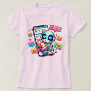 T-shirt Les Chatbot Hugs Sont Bien 萌 え Ai Rébellion ャ Le ボ