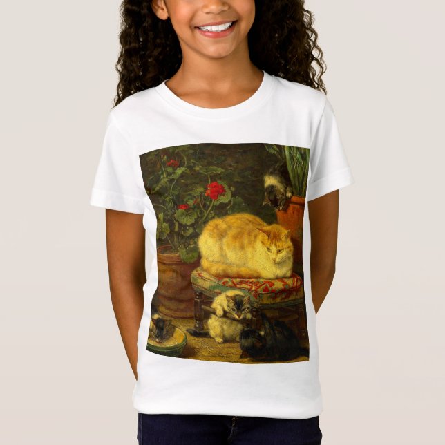 T-Shirt Les chatons en jeu (Devant)