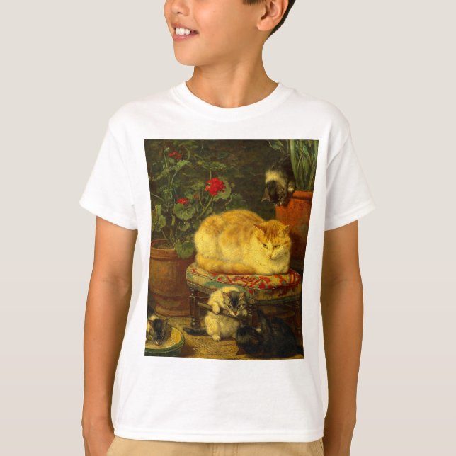 T-shirt Les chatons en jeu (Devant)