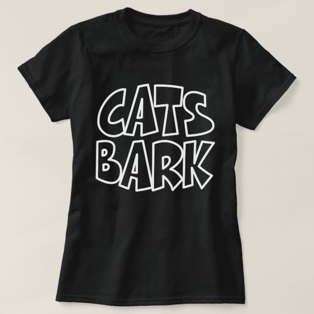 T-shirt Les chats aboient (Design devant)