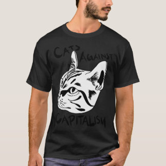 T-shirt Les chats contre le capitalisme