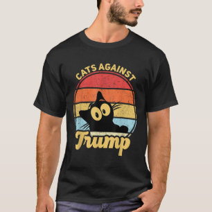 T-shirt Les chats contre Trump et les élections anti-Trump