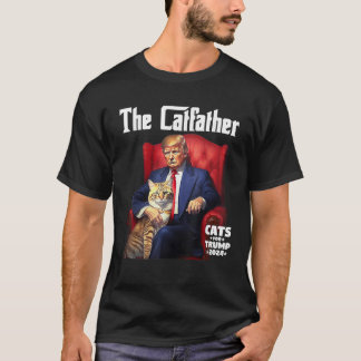 T-shirt Les chats de père pour Trump Président 2024 Tee