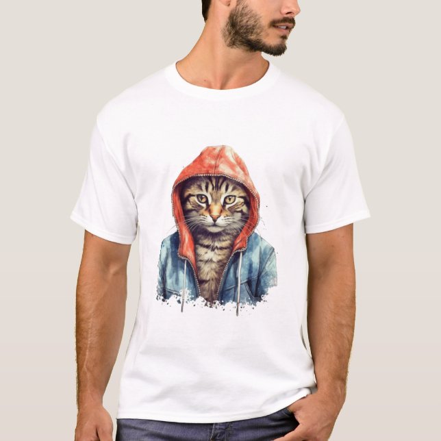 T-shirt Les chats de rue essentiels (Devant)