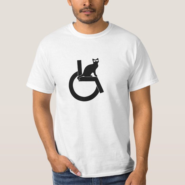 T-shirt Les chats handicapés sont frais (Devant)