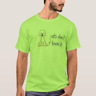 T-shirt Les chats ne savent pas se reposent