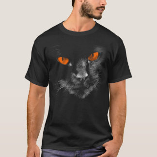 T-shirt Les chats noirs règnent - Yeux orange