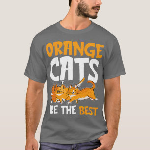 T-shirt Les chats orange sont les meilleurs