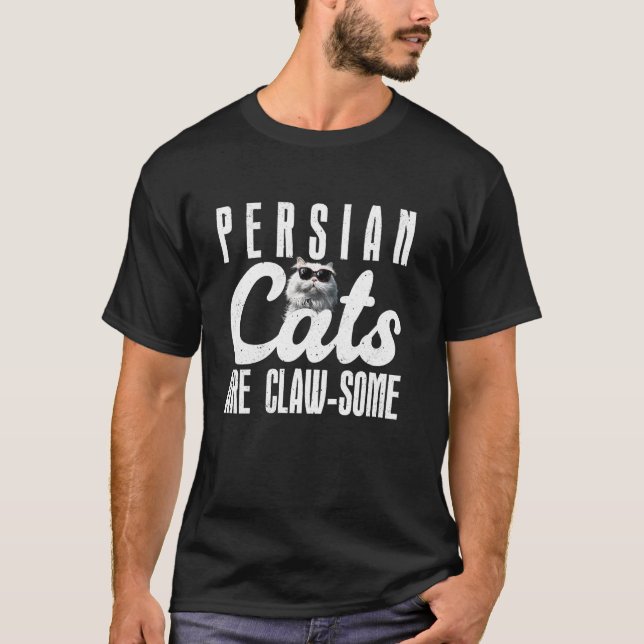 T-shirt LES CHATS PERSANS SONT FORMIDABLES Amusingant Amat (Devant)