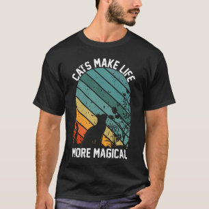 T-shirt les chats rendent la vie plus magique