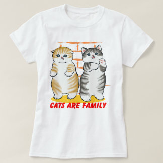 T-shirt Les chats sont de famille