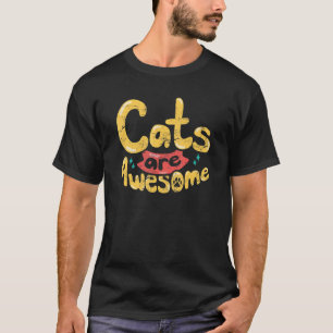 T-shirt Les chats sont géniaux Propriétaire de chat   Chat