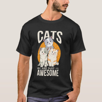 T-shirt Les chats sont juste géniaux
