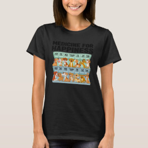 T-shirt Les Chats Sont Mon Médecin Du Bonheur Quotidien Ki